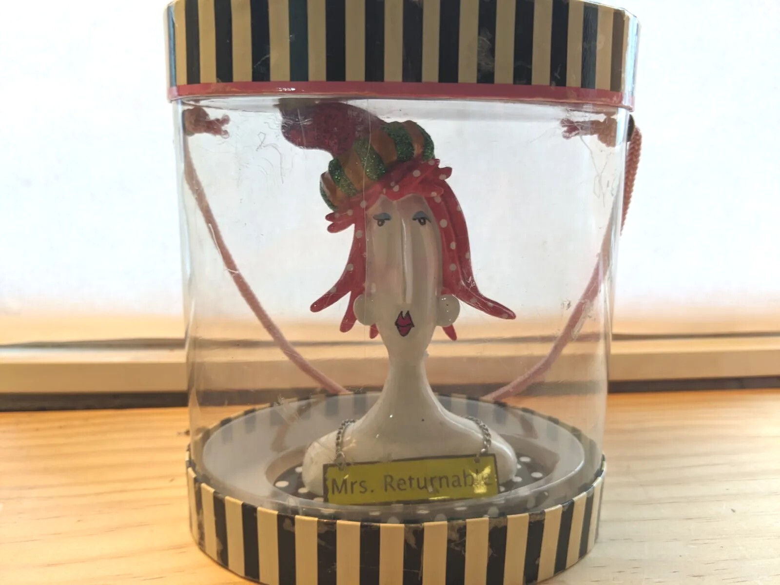 Silvestri by Joey, Bust Line, Holidazed new in box Christmas decoration.