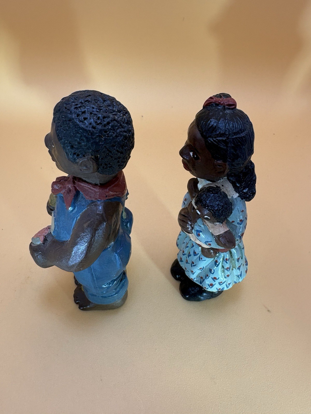 Vintage Figurines, Young Boy, And Girl . Martha Holcomb-Root ￼ Collection ￼