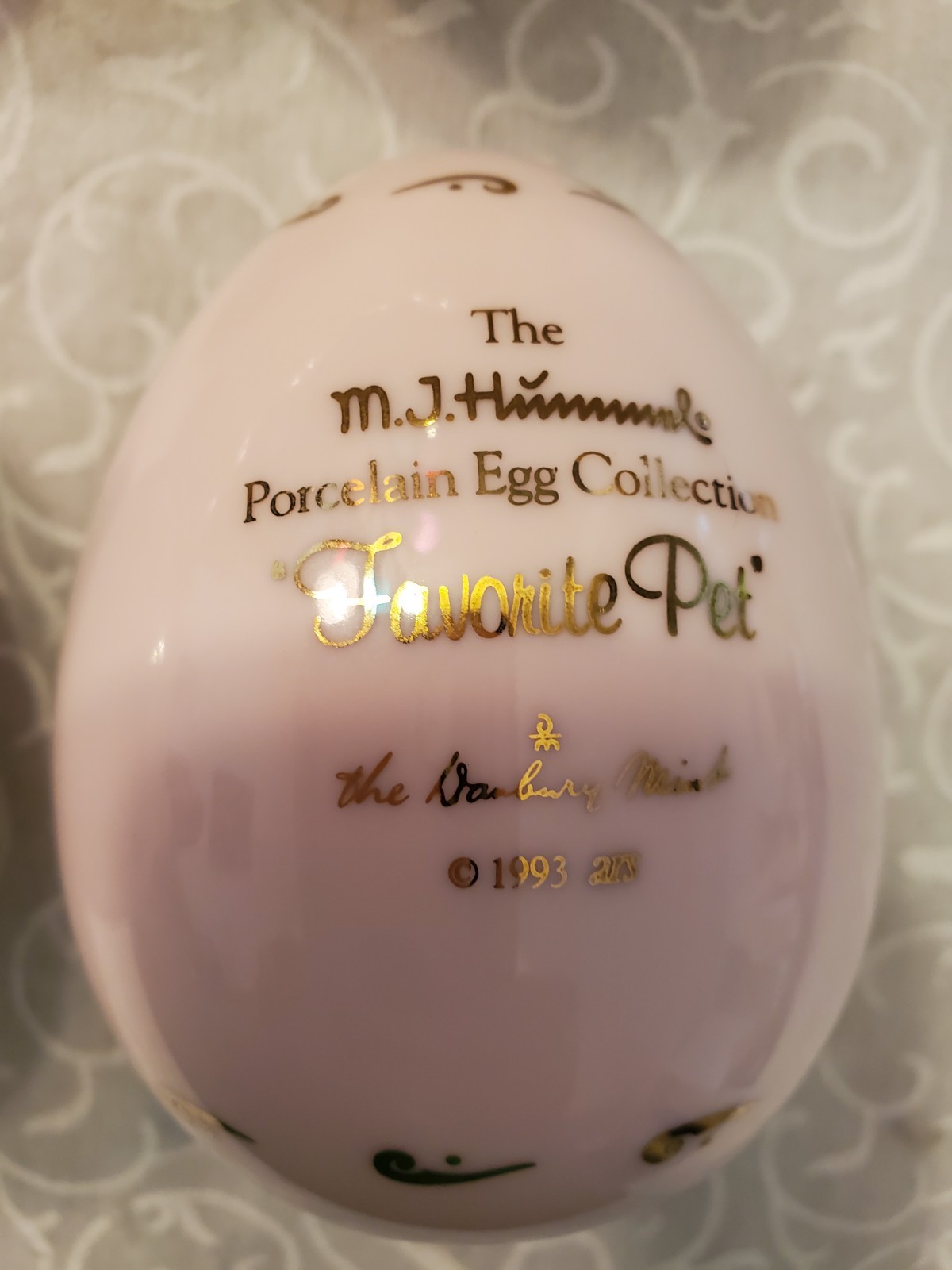 MJ Hummel Porcelain Egg Collection Danbury Mint 1993 & 1994 Set Of 12 Unboxed