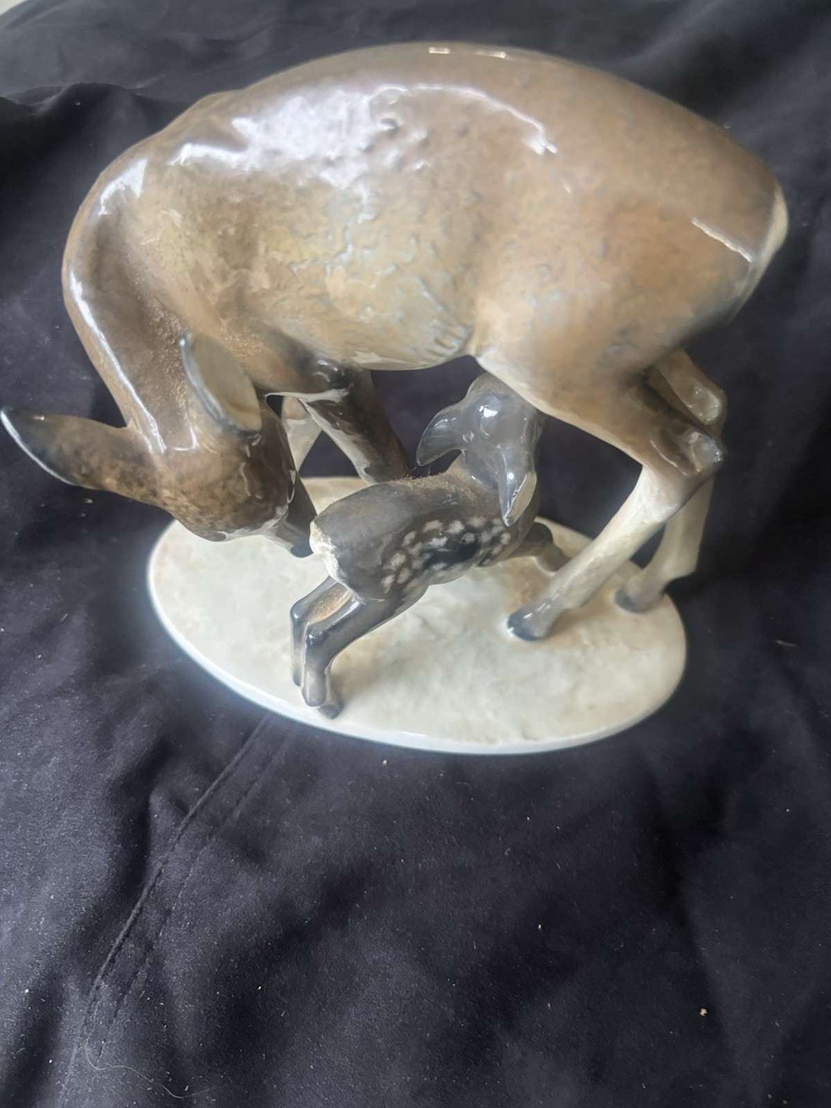 Around 1937 Number 1638 Rosenthal Kunstabteilung Selb Rempel Deer Figurine.