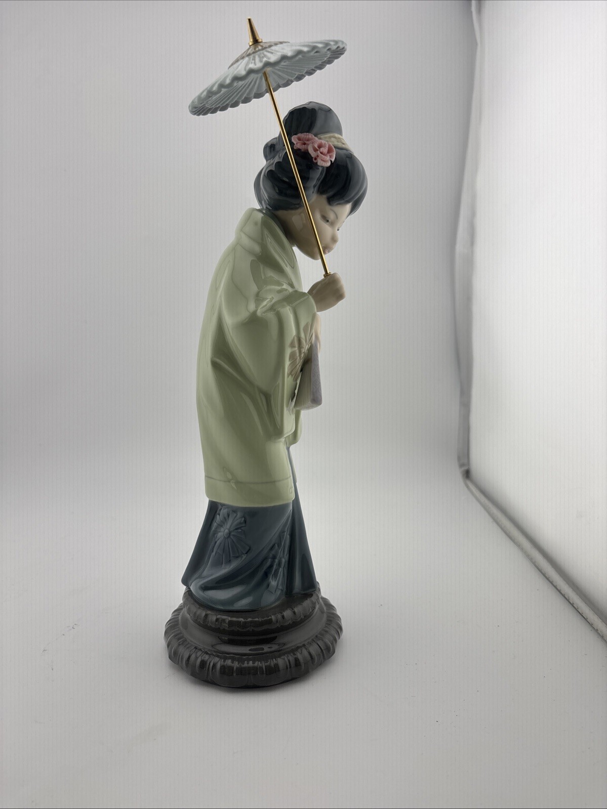 Lladro Geisha Girl With Parasol Figurine #4988 Japanesita Sombrilla Spring