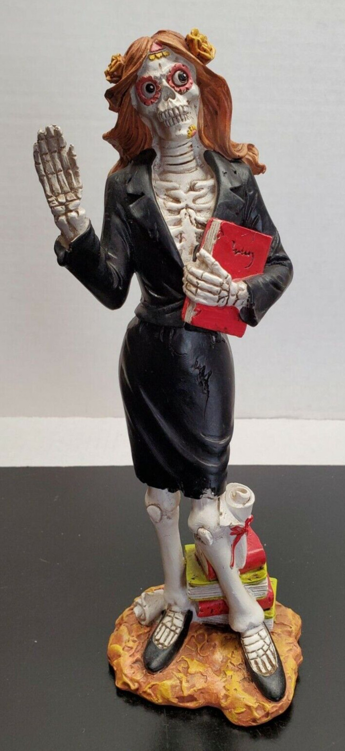 Ganz Figurine of Female Skeleton Student/Teacher- 12″ Tall – Statue -Detailed
