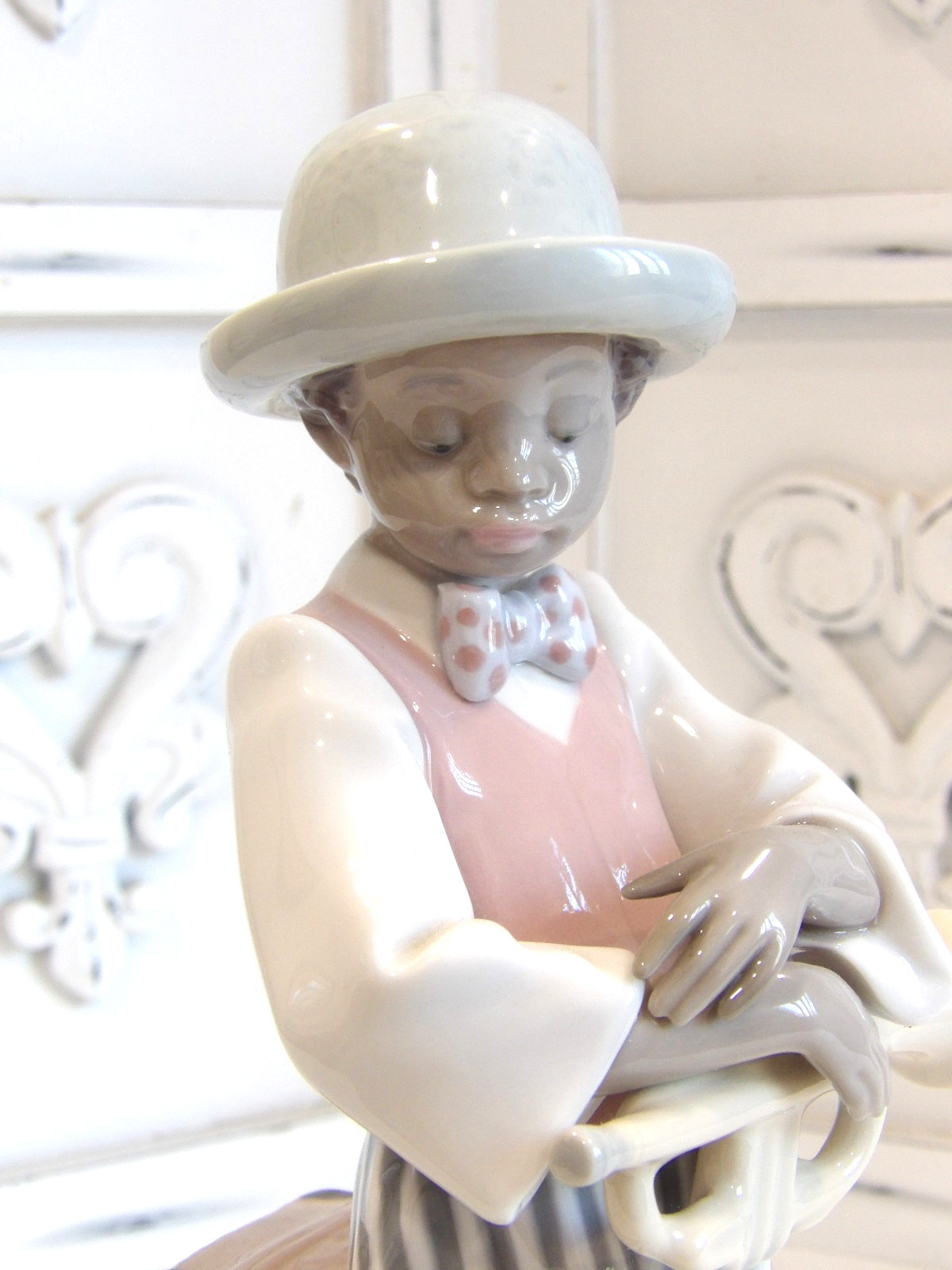 1991 Lladro Black Legacy Porcelain Figurine~#5832 Jazz Band Horn Player~Retired