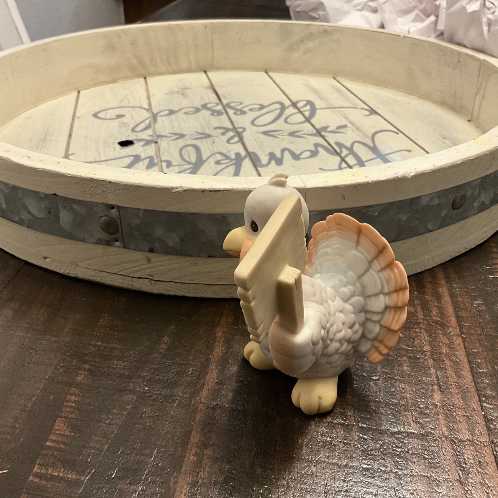 VTG Precious Moments Turkey “Eat Ham” Figurine 587842 Country Lane 1999 Signed