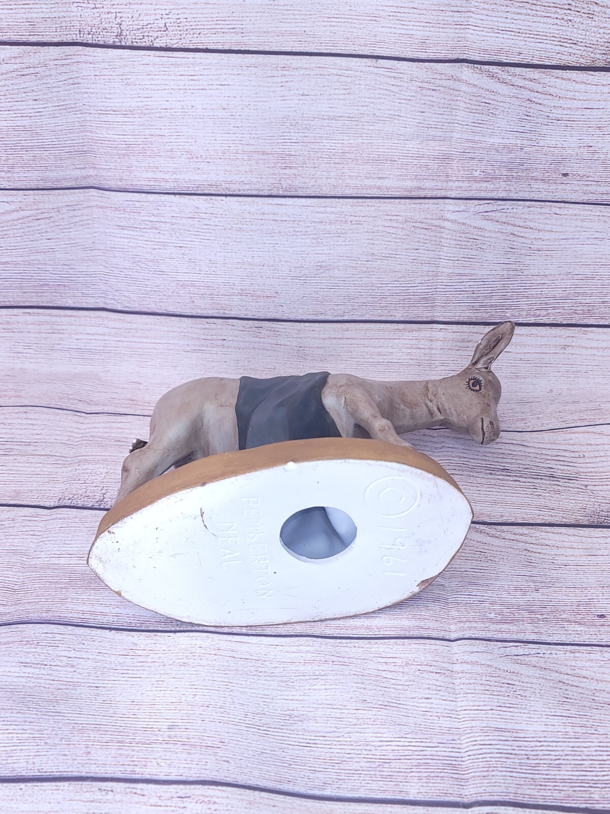 PEMBERTON NEAL CERAMIC NATIVITY SCENE DONKEY FIGURINE 1961
