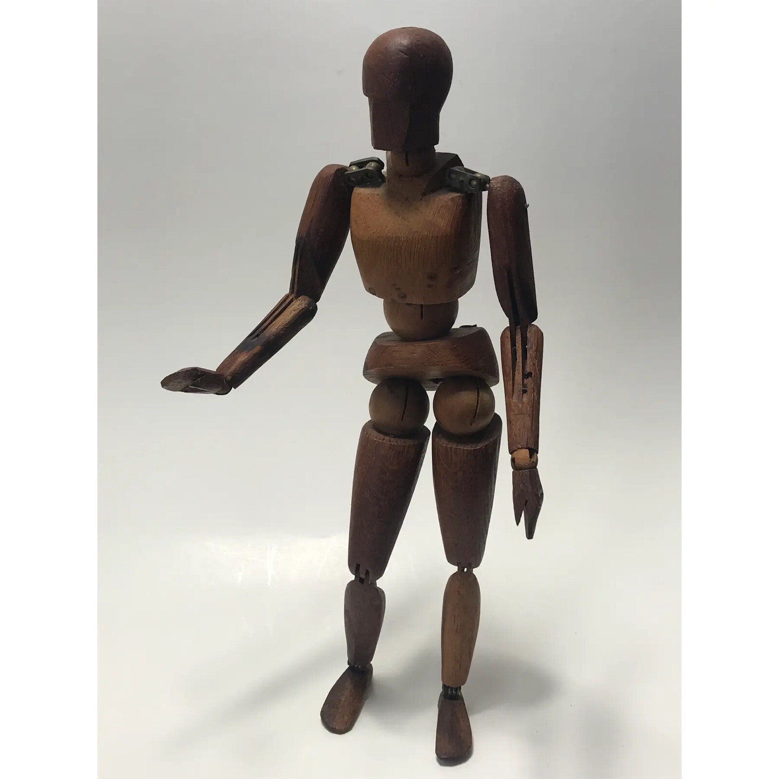Early 20th. Century Carved Wood Articulated Artists Lay Figure Model, France