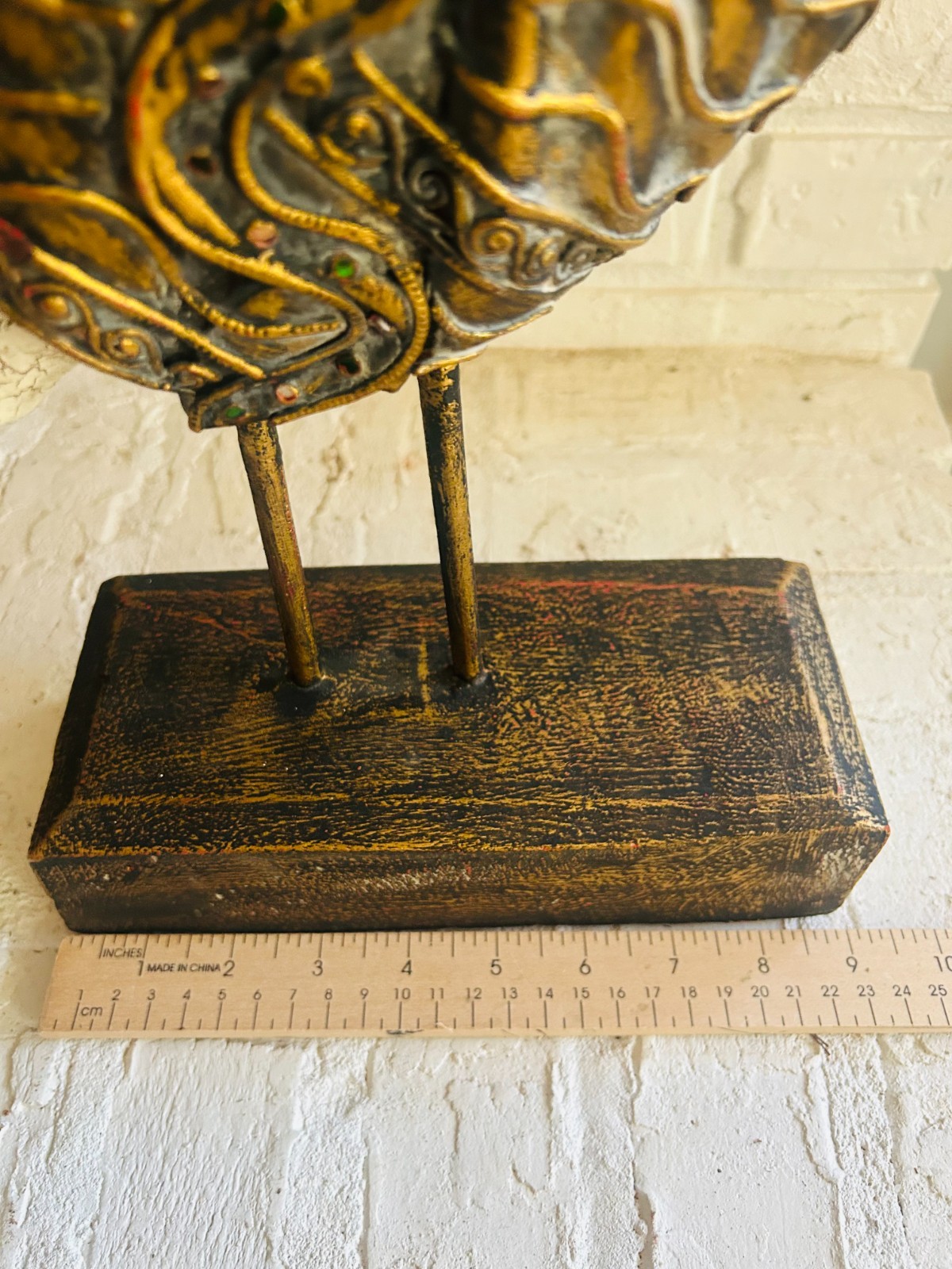 VINTAGE ASIAN SCULPTURE 28″ TALL