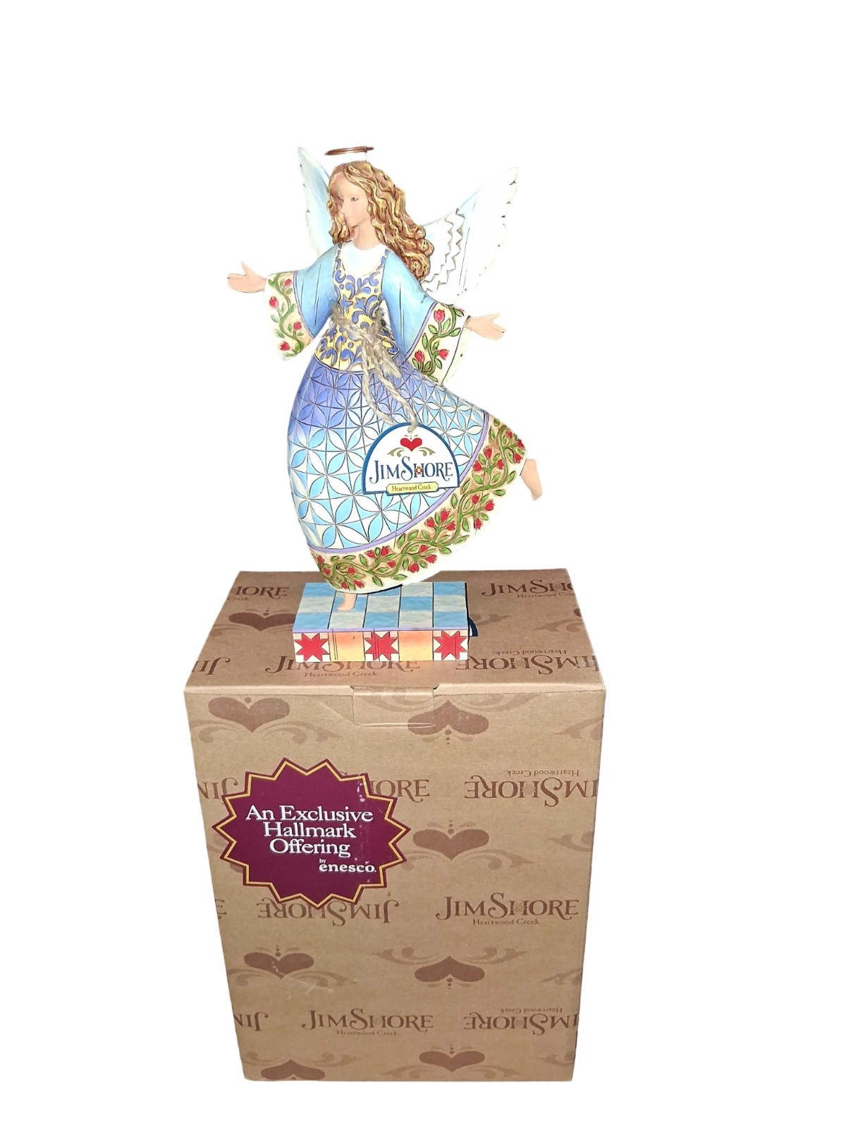 JIM SHORE Heartwood Creek “Heavenly Dancer” Angel On Toe Exclusive By Enesco