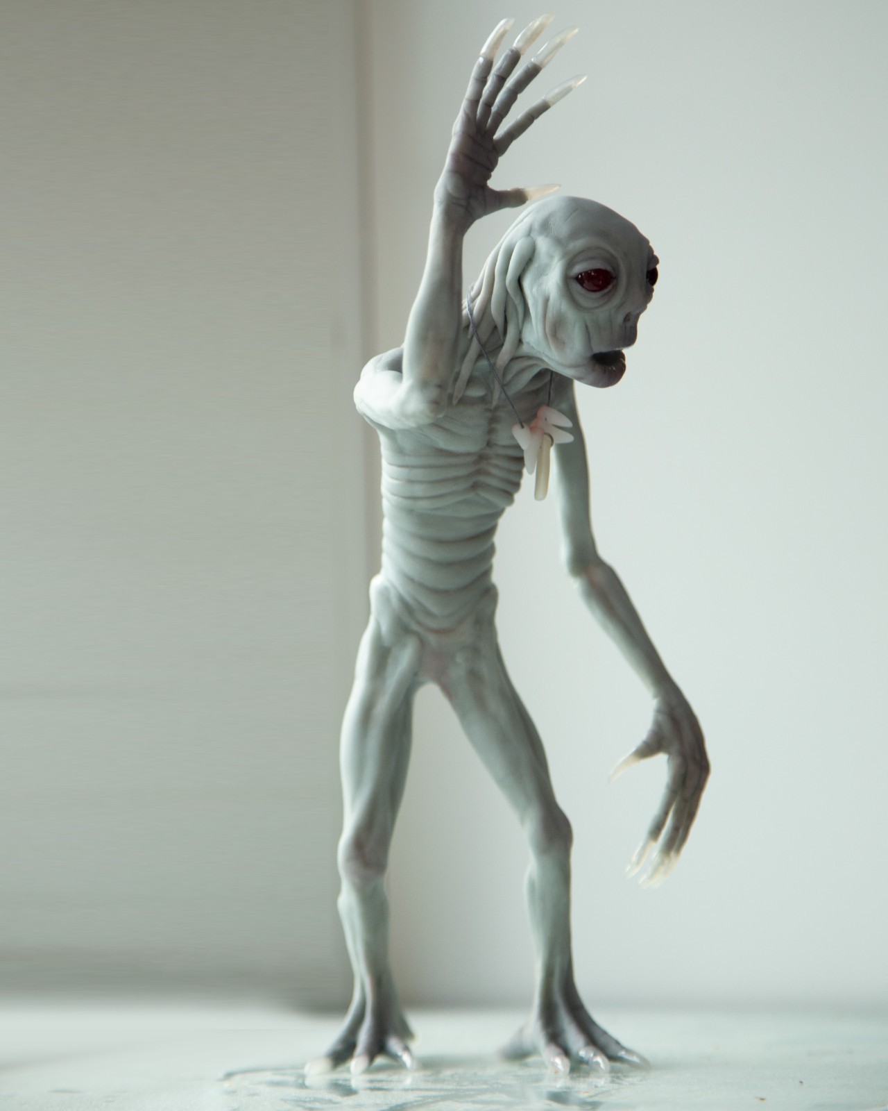 Skinwalker – Mythical creature from Navajo legends, polymer clay creepy statue