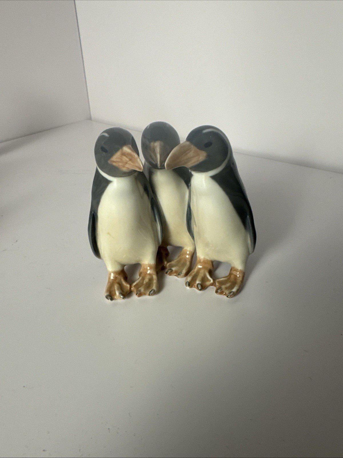 Royal Copenhagen 3 Penguins Figurines