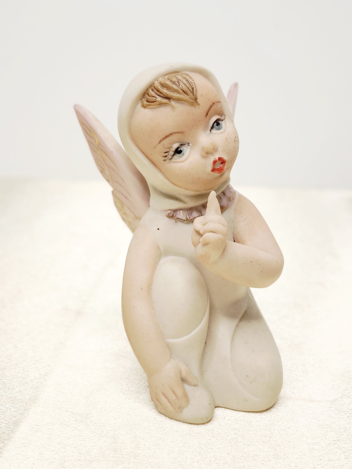 Vintage Matte Porcelain Sugar Baby Butterfly Fairy Figurine – 1950s