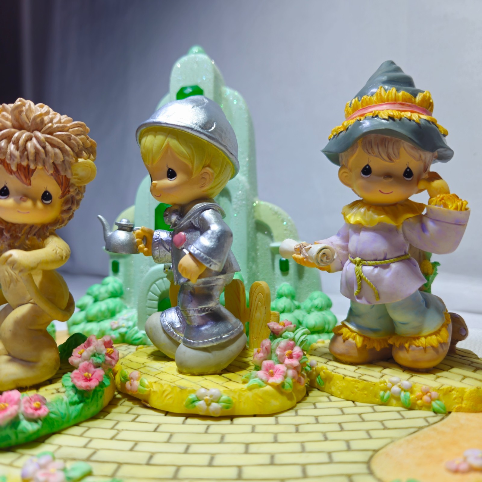 Precious Moments Wizard Of Oz 5pc Set Dorothy Scarecrow TinMan Lion No Box Certs