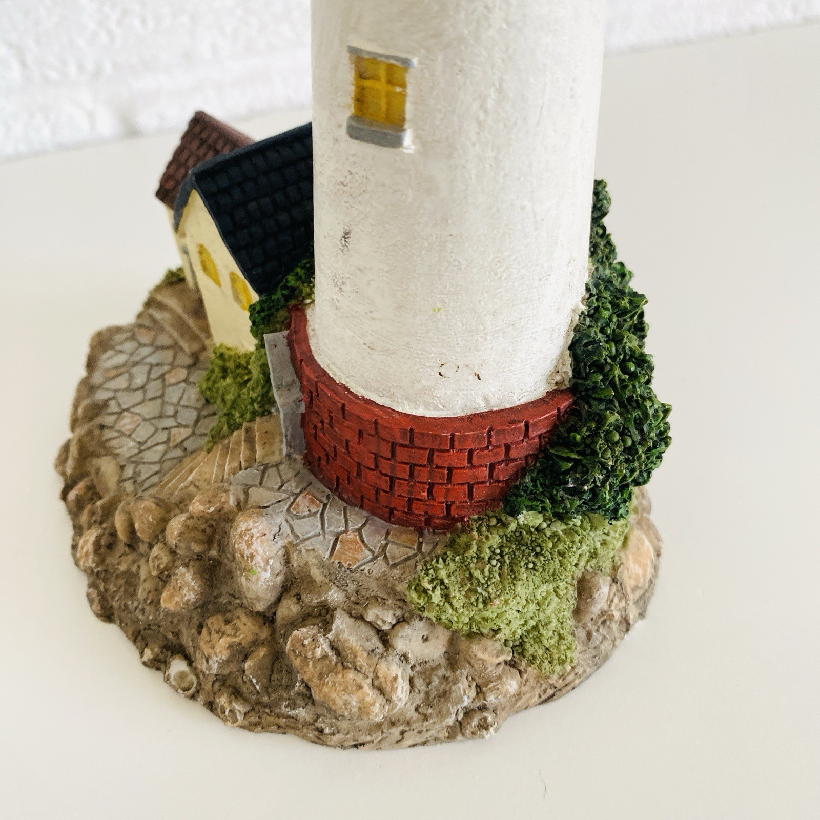 Lighthouse Lighted Nautical Decor Set Resin Beach Coastal Boating Sailing Theme