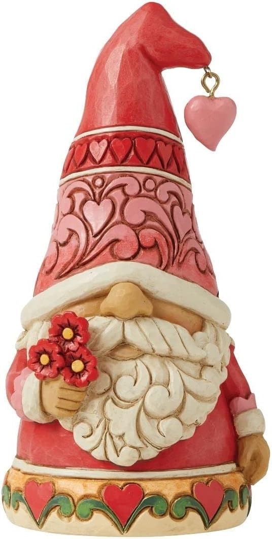 Jim Shore Heartwood Creek Love Hearts Gnome Valentines Figurine 6010272 NEW T