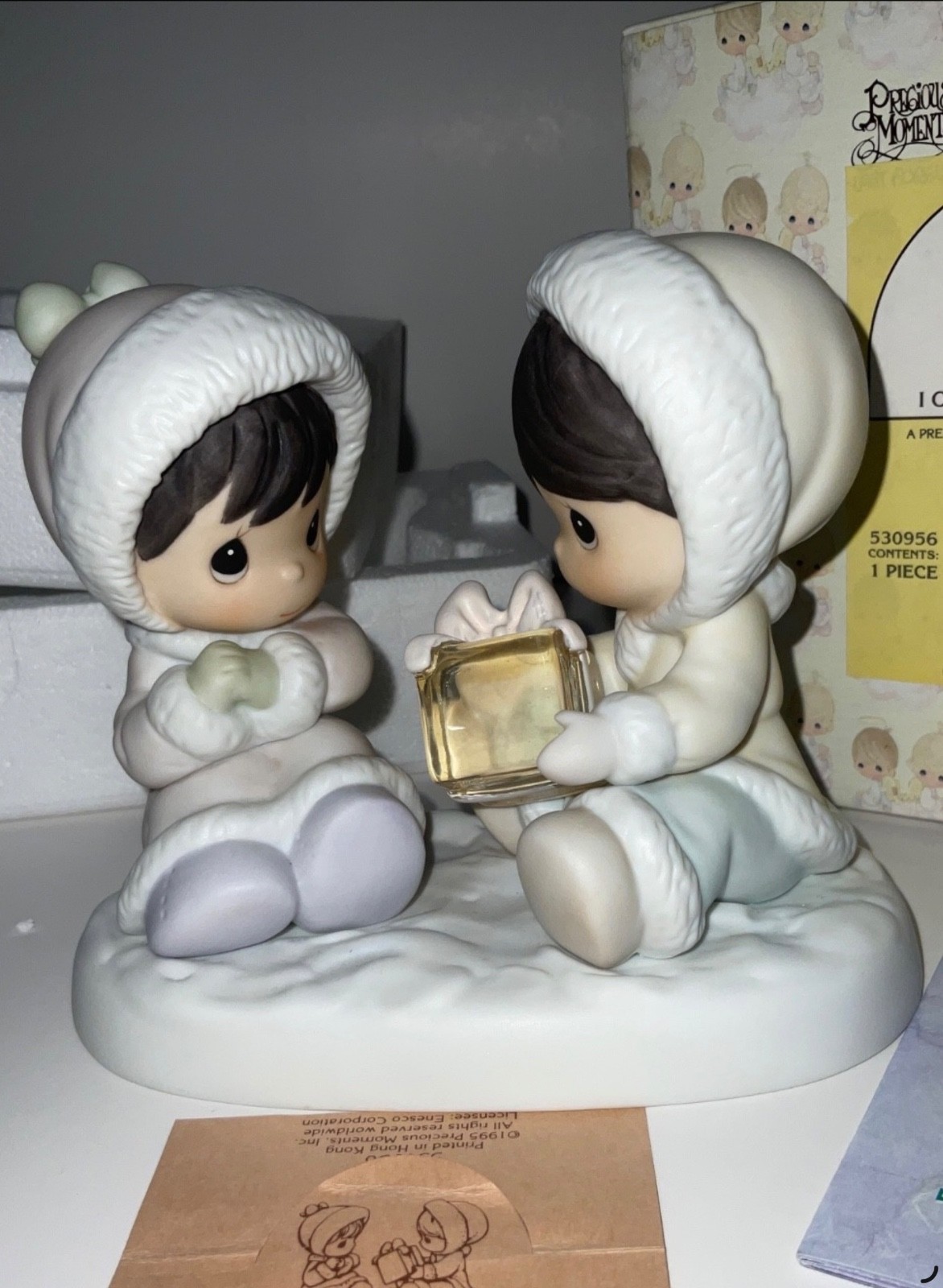 1995 Precious Moments “I Only Have Ice For You” Figurine – #530956 Eskimo NIB