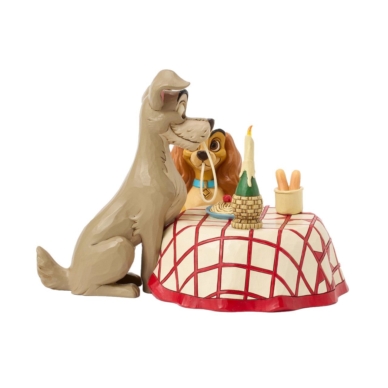 Jim Shore Disney Traditions Lady & The Tramp Spaghetti Scene Figurine 6016899