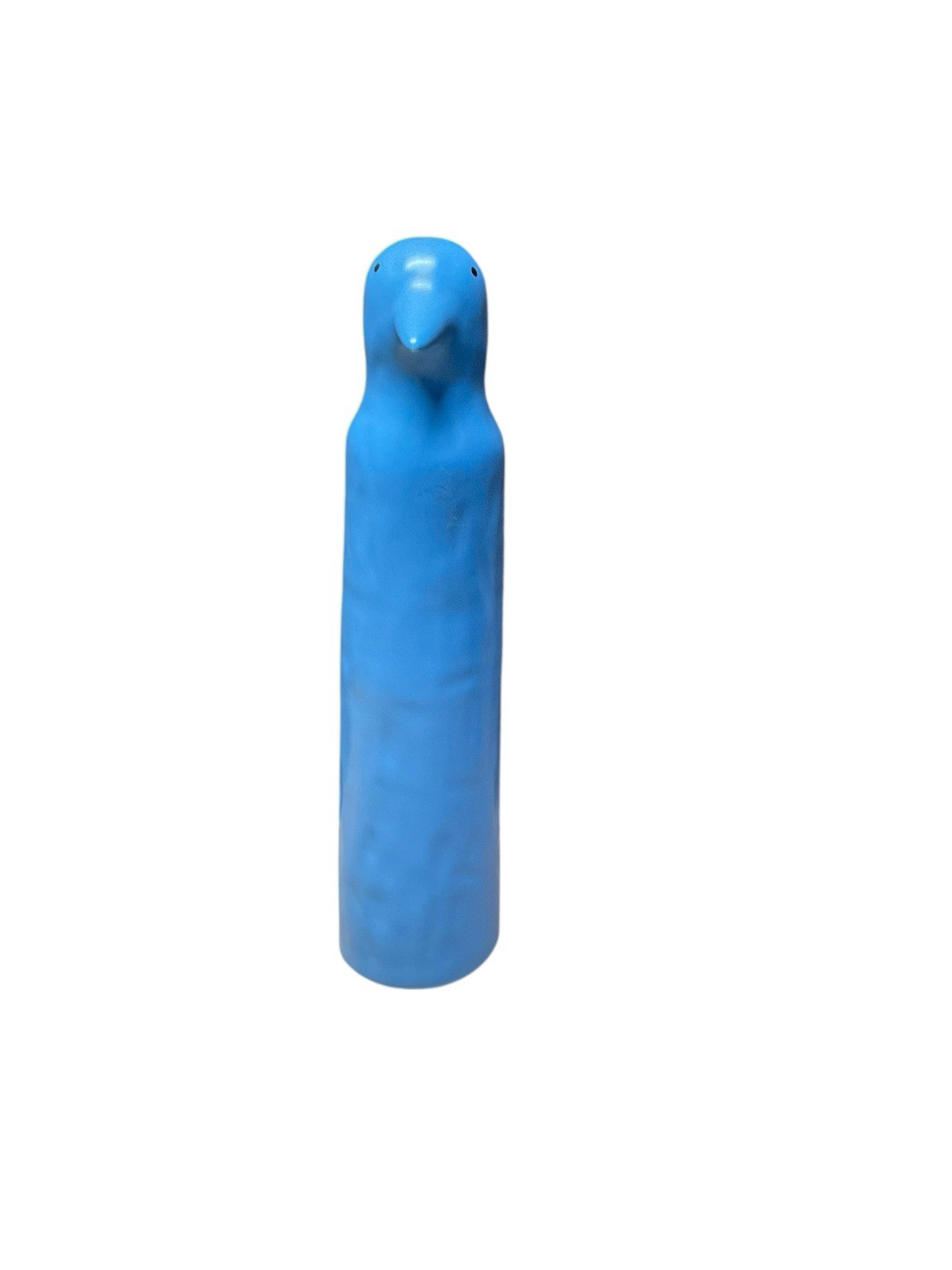 Penguin Sculpture Katarina Brieditis IKEA 13.5 in Ceramic Blue Modernist