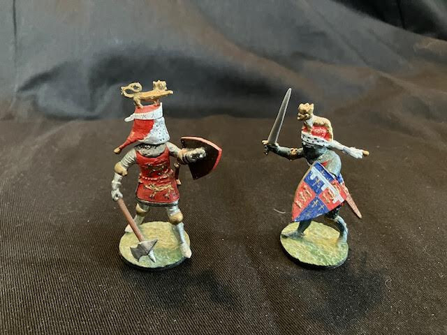 High End Collectable Historical Figures made in Spain Hand Painted in Excellent
