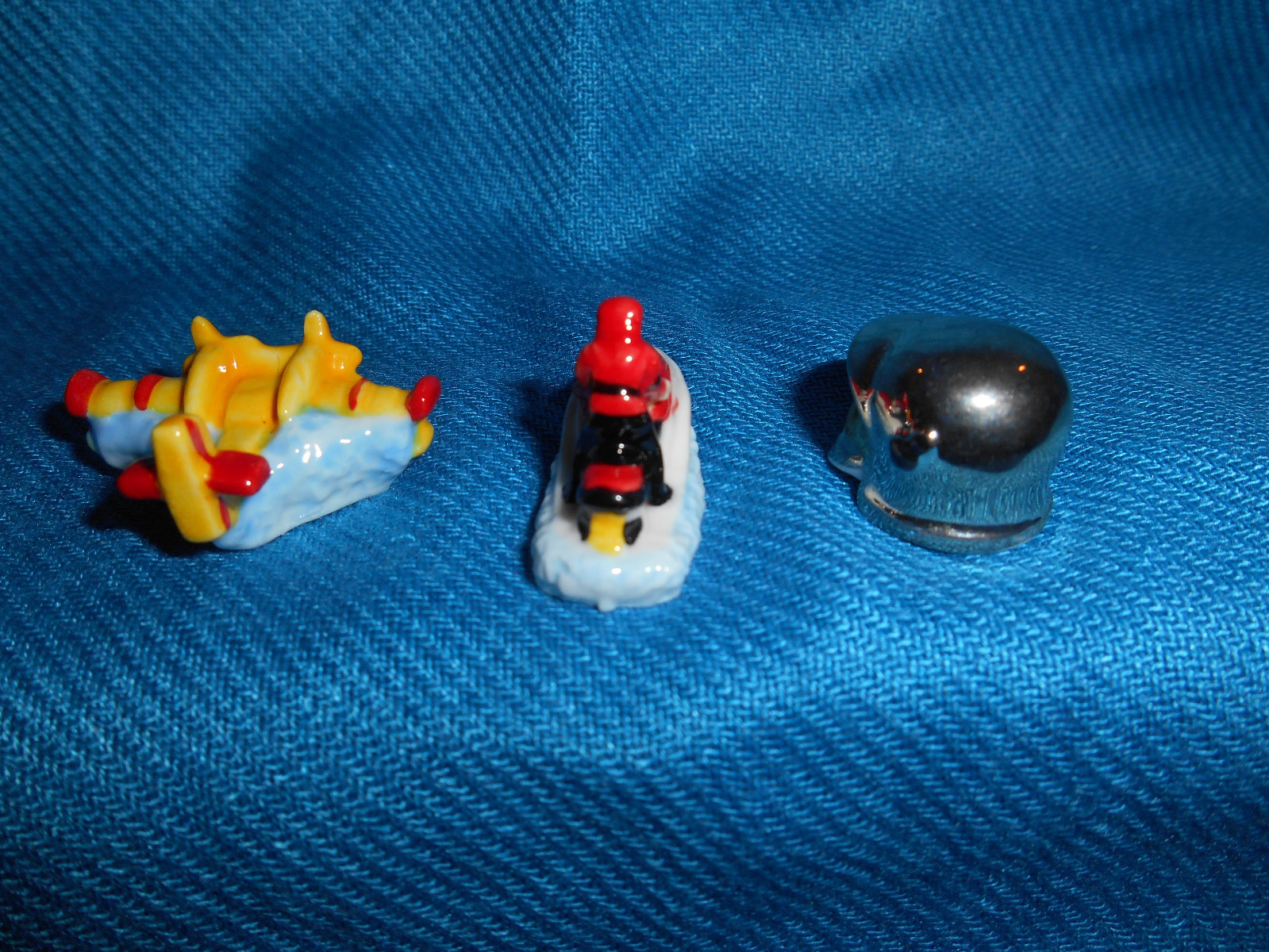 FRENCH FIREFIGHTING Set of 10 Porcelain FEVES Figures FIREFIGHTERS Fire Fighters