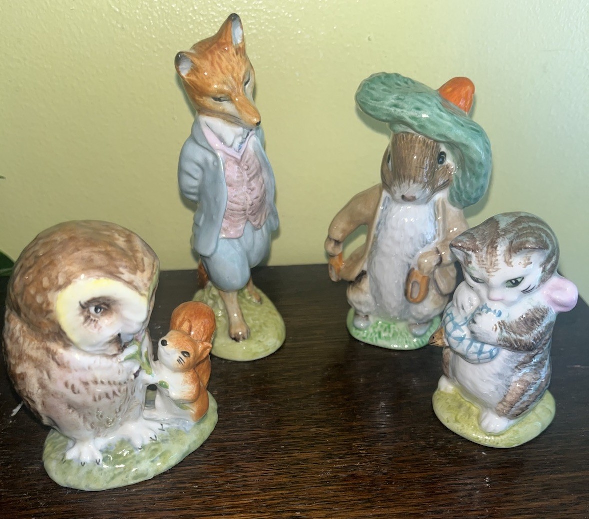 Vintage Beswick England Beatrix Potter Figurines – Lot Of 4 – Excellent!