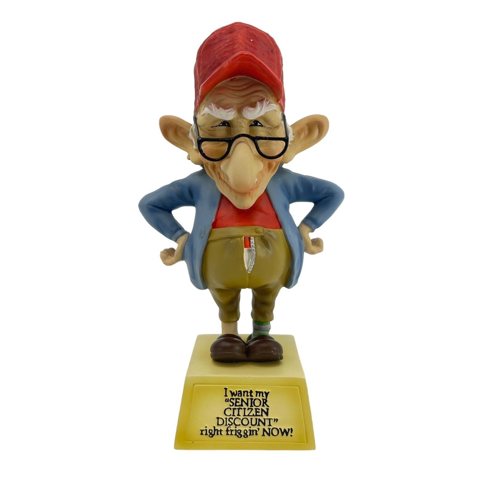 Coots 4958 Senior Citizen Discount Figurine Westland Giftware 2003 Funny Novelty