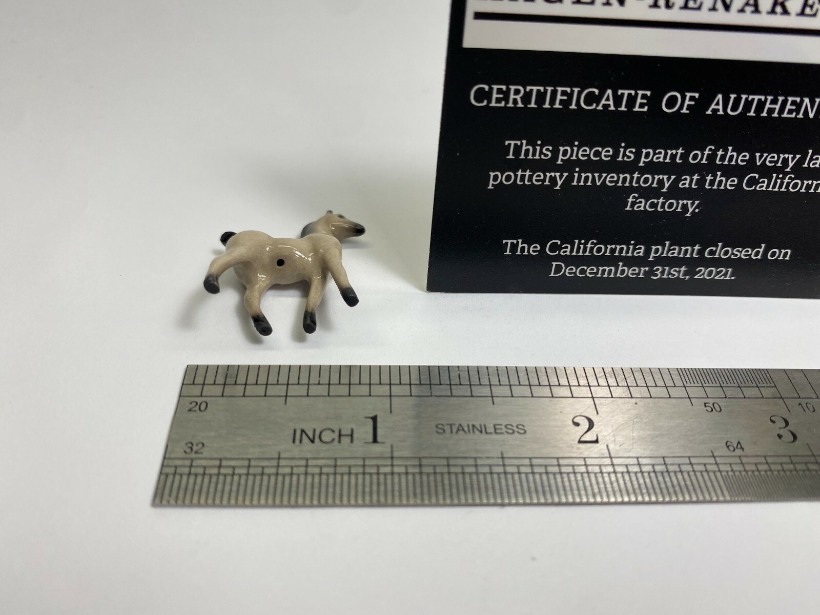 Hagen Renaker #141 A-453 Mini Mini Grey Colt Mini Last of the Factory Stock 2021