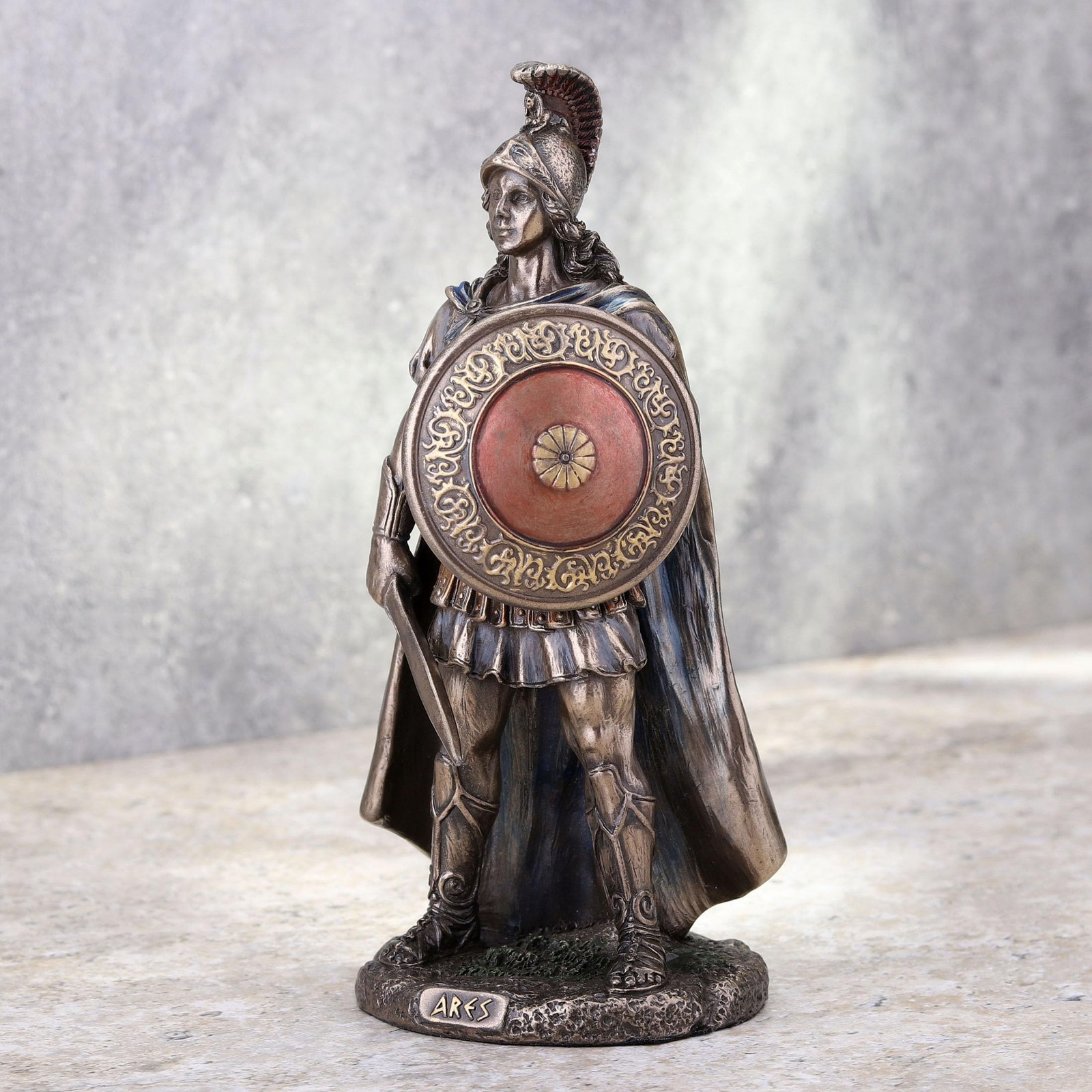 Veronese Design 6 1/4 Inch Ares The Greek God of War Cold Cast Resin Bronze