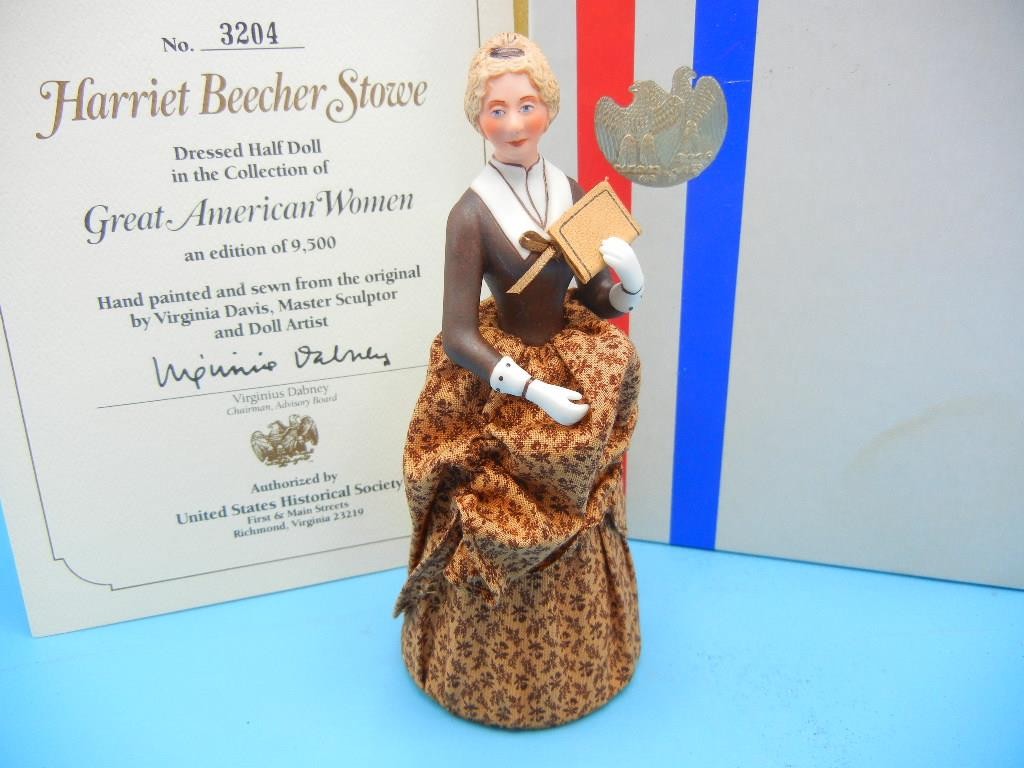 US Historical Society Great American Women *Harriet Beecher Stowe* Figurine