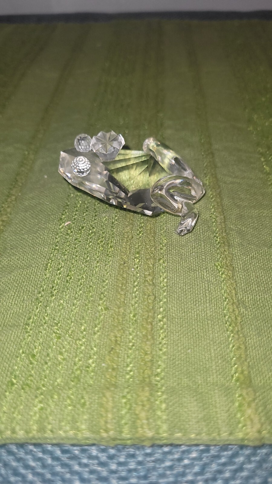 Swarovski “Beauties of the Lake” Prince Frog Clear Eyes 1984 Retired EUC