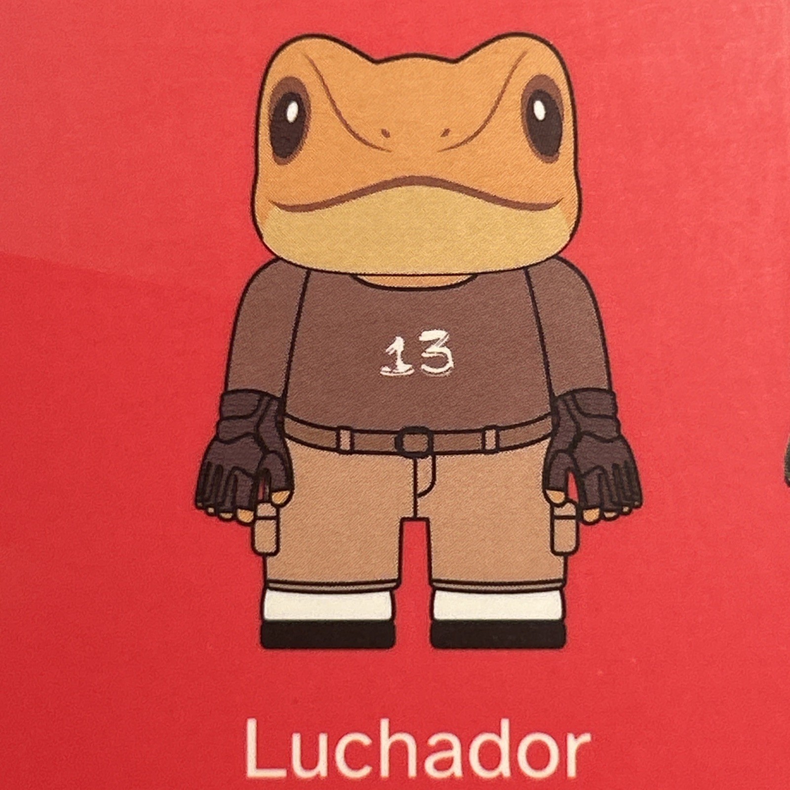 El Sapo Concho Bad Bunny DTMF Luchador #13 Red Box Limited Edition New In Box