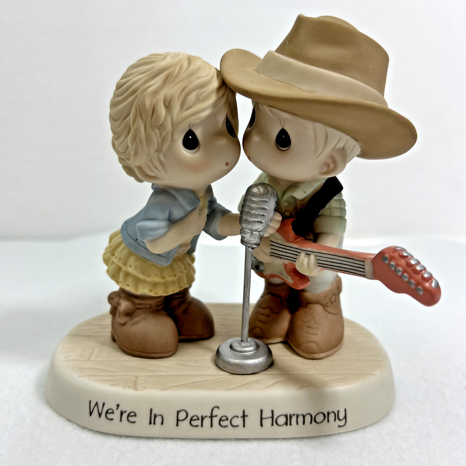 Precious Moments “We’re In Perfect Harmony” Singing Cowboy Cowgirl #181039 NEW