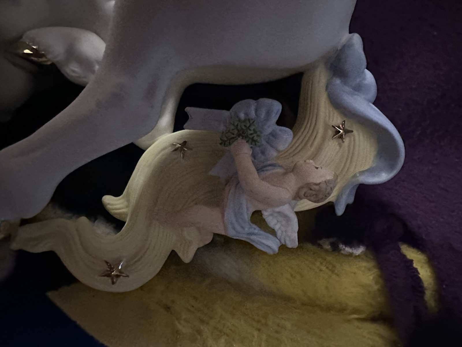 LENOX 2016 Celestial Yuletide Unicorn Christmas Unicorn 8-1/2”x10” LIMITED ED
