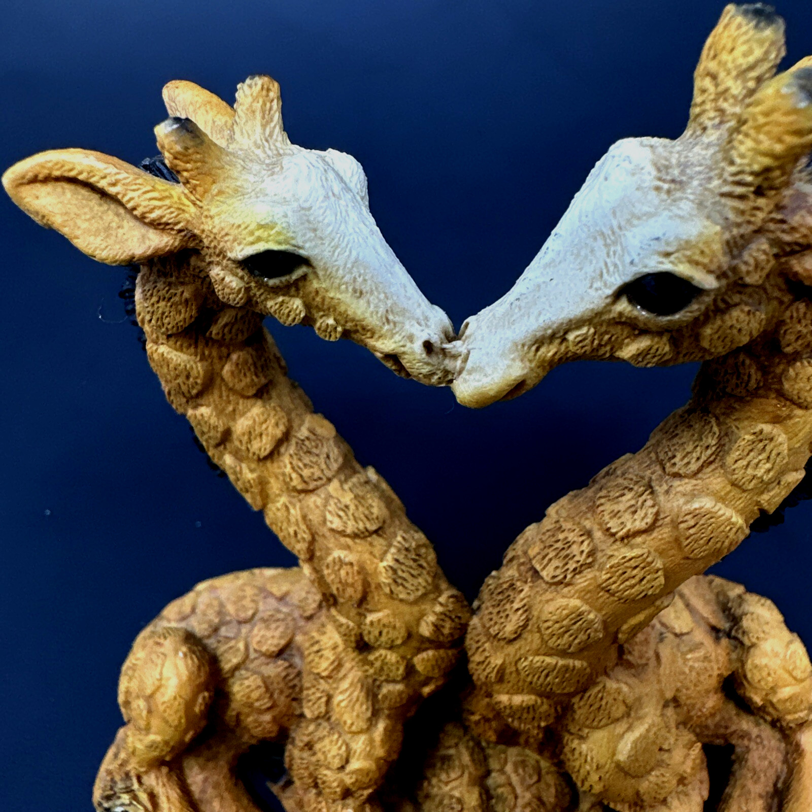 Vintage Castagna GIRAFFES Lovers Series Figurine 1992 Made in Italy Wild Animals