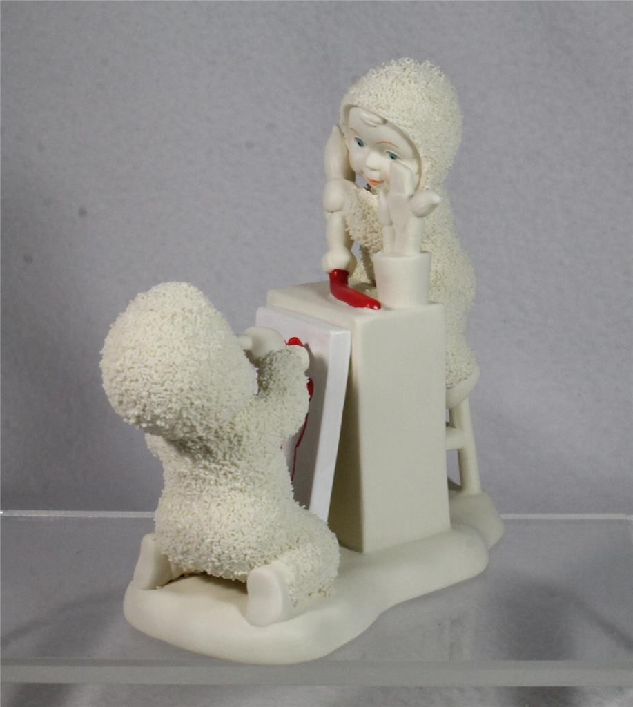Snowbabies Dept 56 – A PORTRAIT FOR SANTA – 2025 Figurine – New in Box 6015992