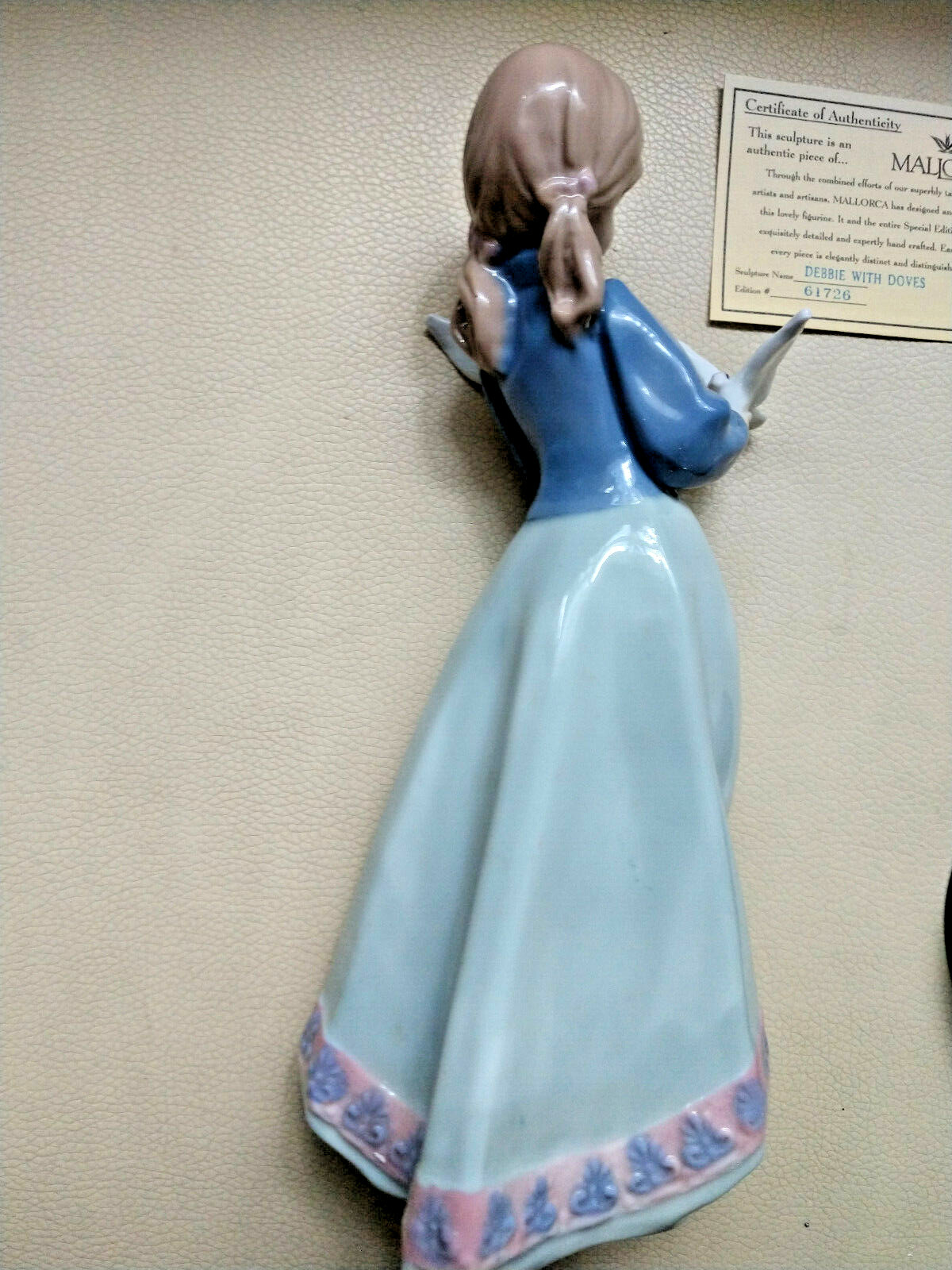 Select Figurine: DEBBIE WITH DOVES Spain or GIRL w/ FISH Italy Simonelli Marble