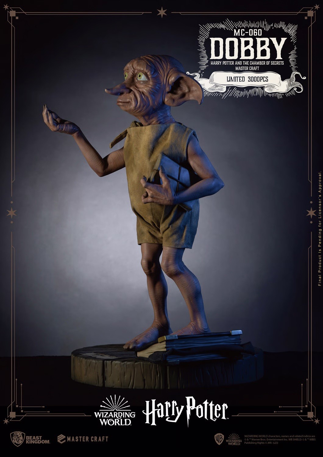 DOBBY Statues by Beast Kingdom harry potter limited edition rare