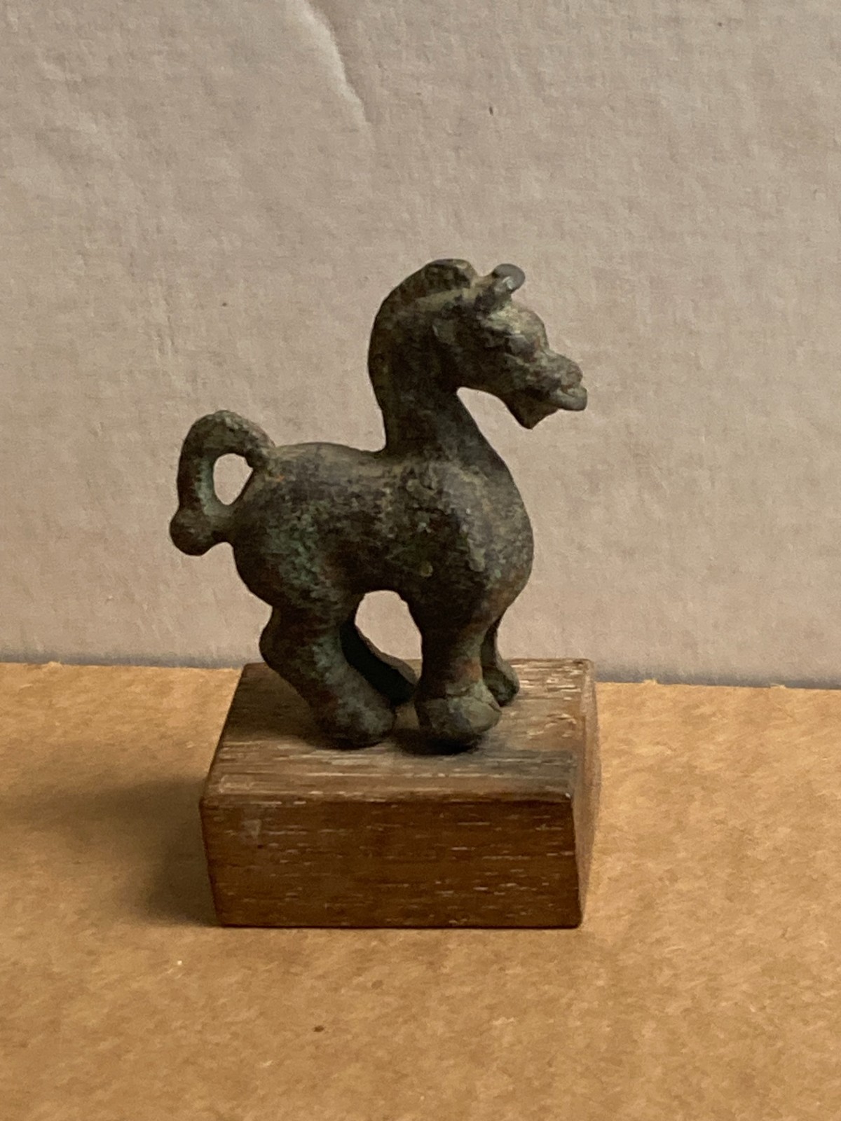VINTAGE BRONZE CHINESE HORSE FROM ART INSTITUTE OF CHICAGO ALVA MUSEUM REPLICAS