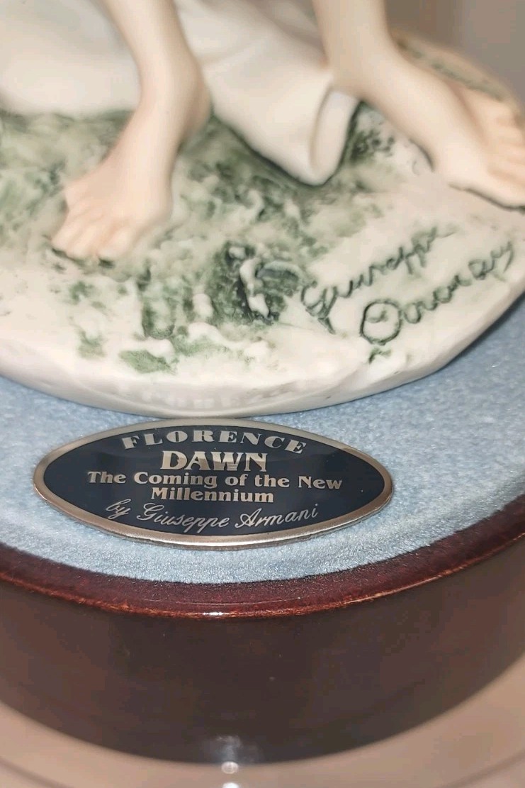 Singed G. Armani “DAWN” The Coming Of The New Millennium #1409C W/ Custom Stand