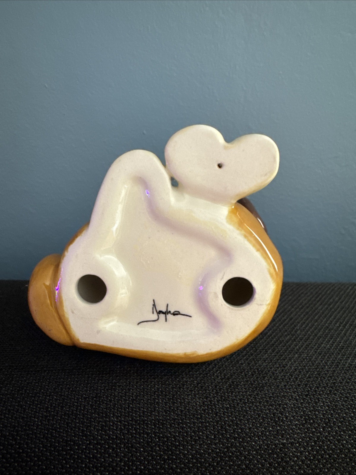 Douglas Russ Berrie Ceramic Whimsical Dog Figurine Vintage Rare Fast Shipping