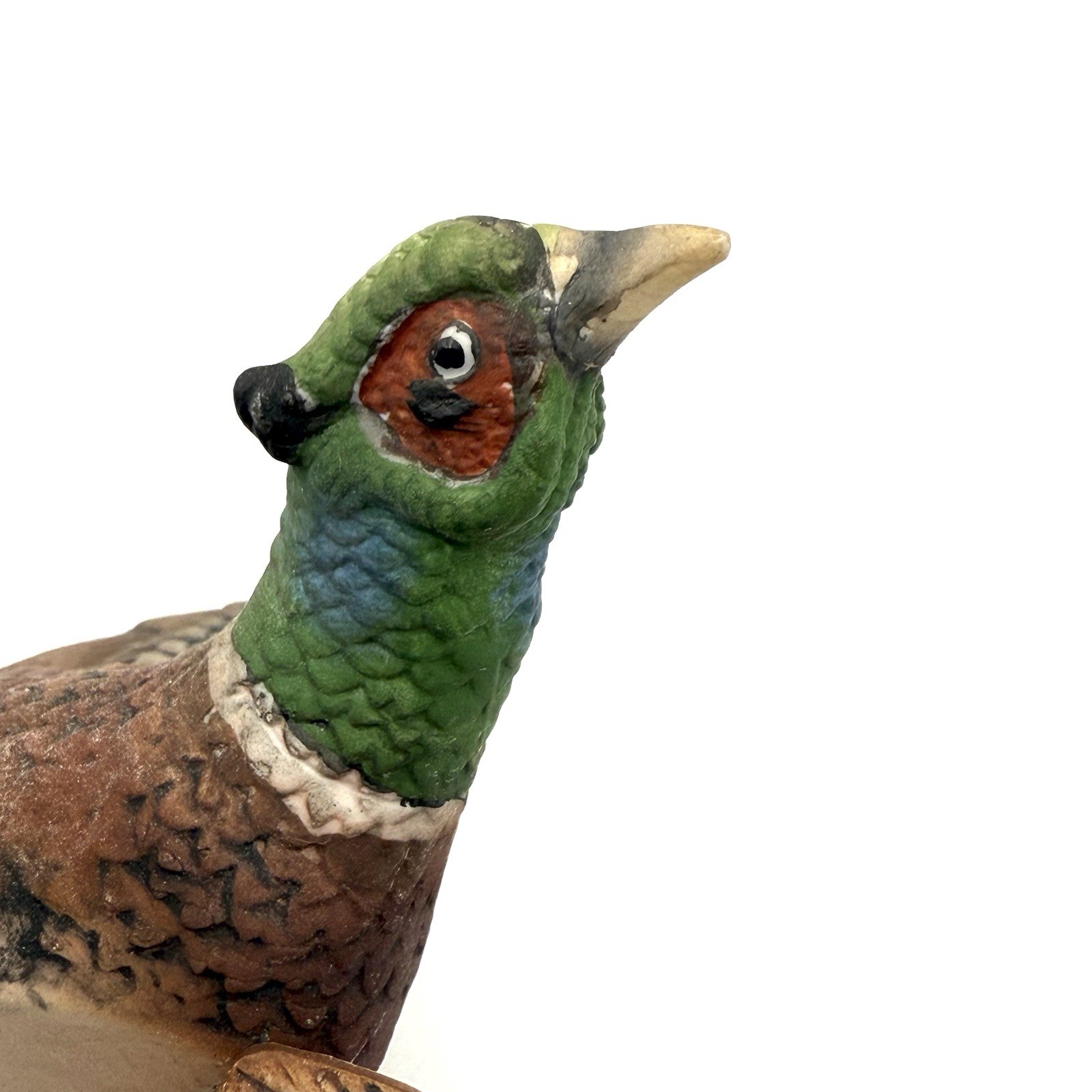 Vintage Lefton Japan Flying Pheasant Wall Plaques Hand Painted Set of 3