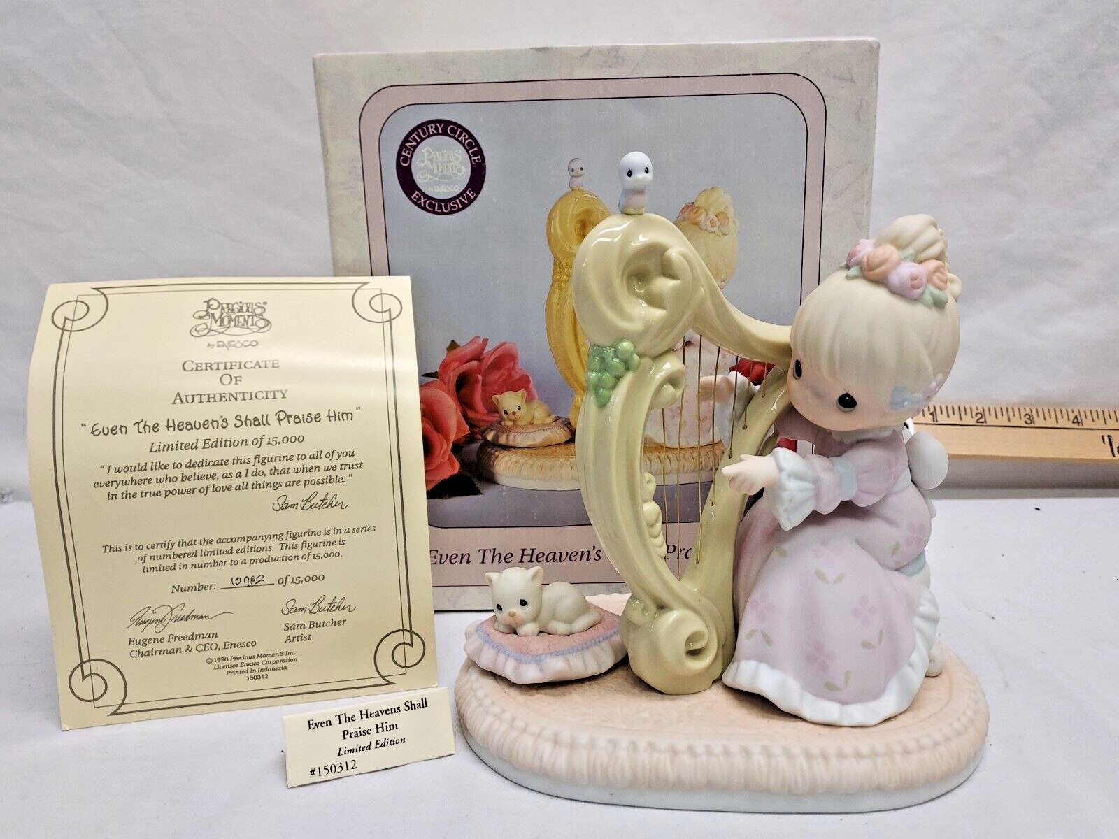 ’98 PRECIOUS MOMENTS/CENTURY CIRCLE EXCLUSIVE /EVEN THE HEAVENS SHALL PRAISE HIM