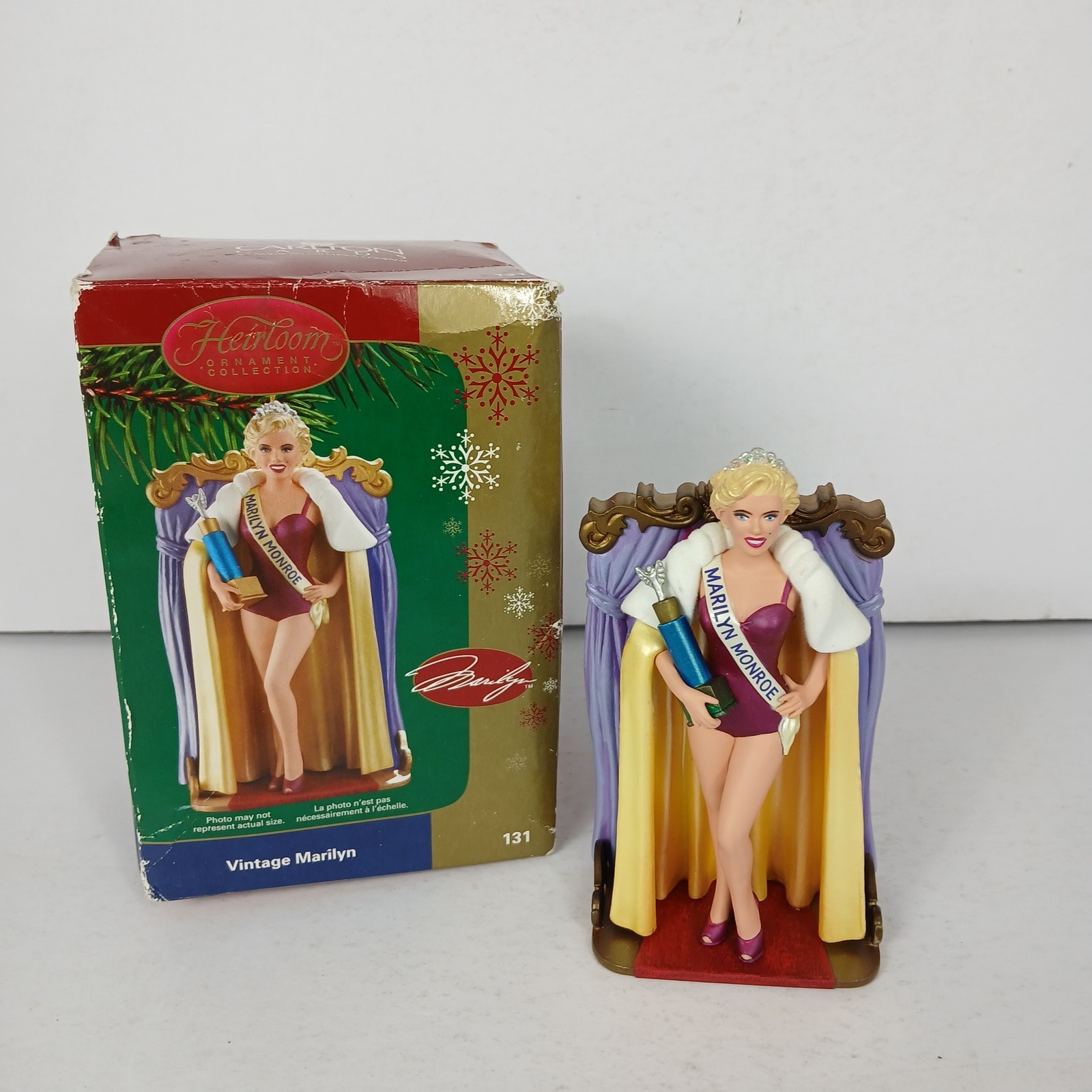 Carlton Cards Heirloom Marilyn Monroe “Vintage Marilyn” Ornament 2006