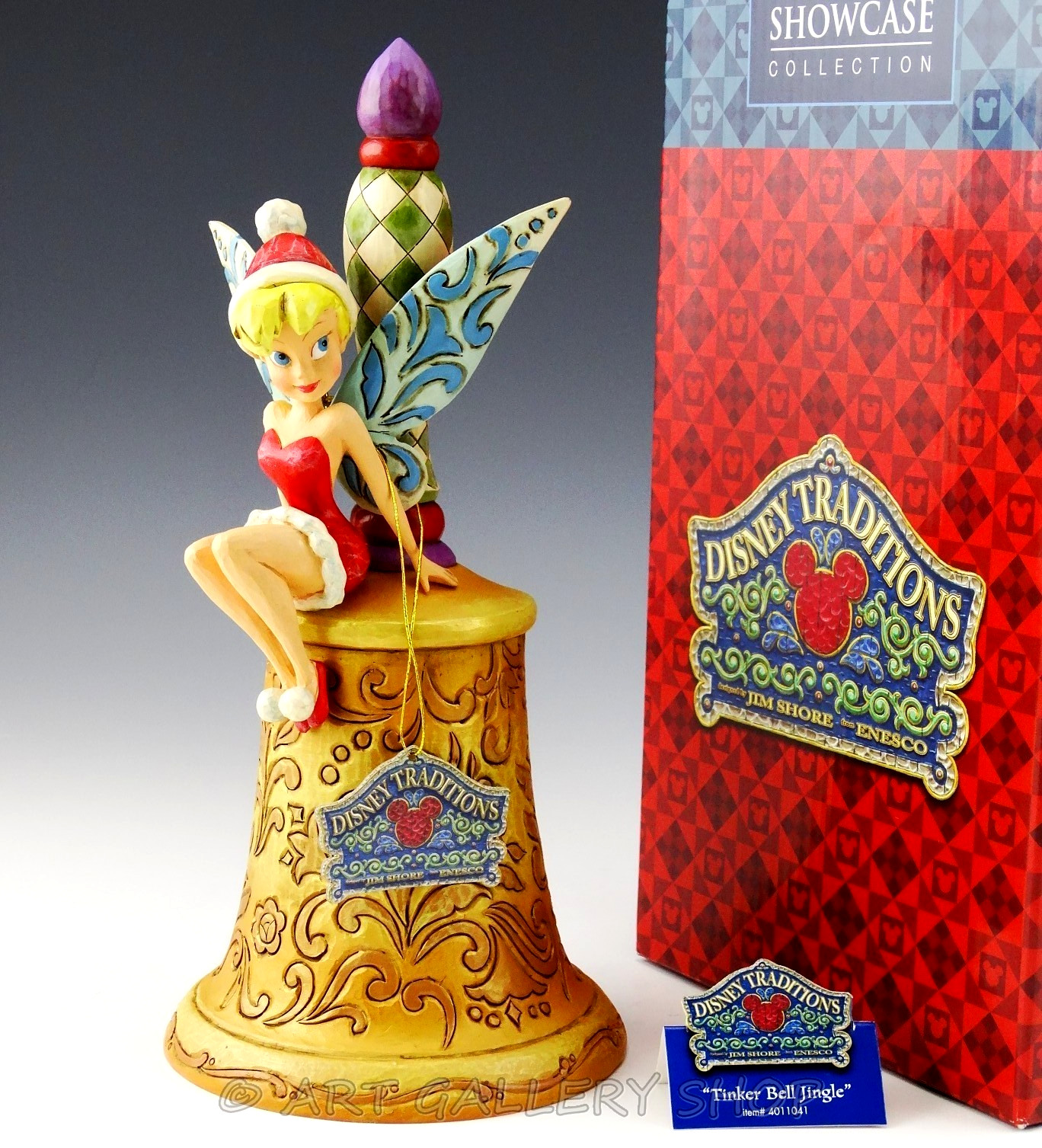 Disney Traditions Jim Shore Tinker Bell Jingle Figurine 9.75″ ENESCO 4011041 Box