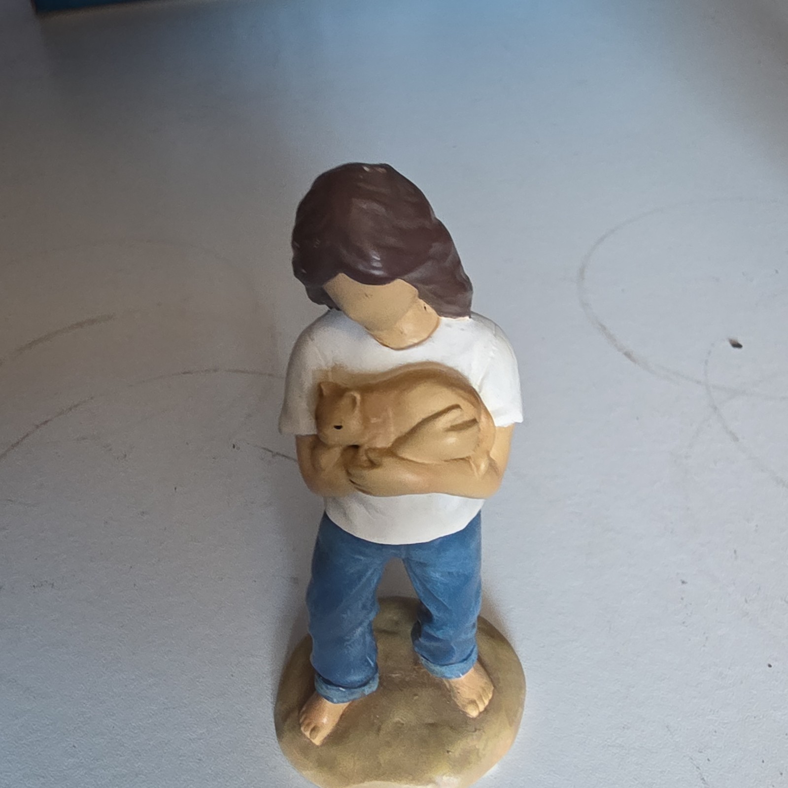 Westland Giftware Forever in Blue Jeans Caring Resin Figurine, Painted 2008