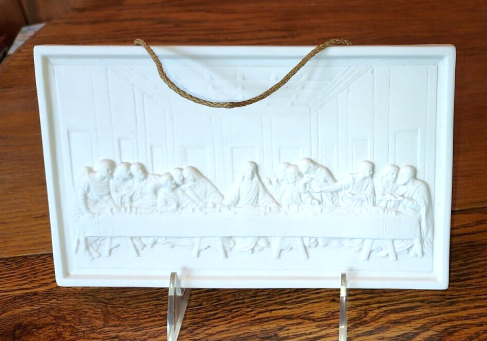 Goebel HX296 DaVinci’s The Last Supper Ivory Ceramic Porcelain 8-1/2 x 5-1/4