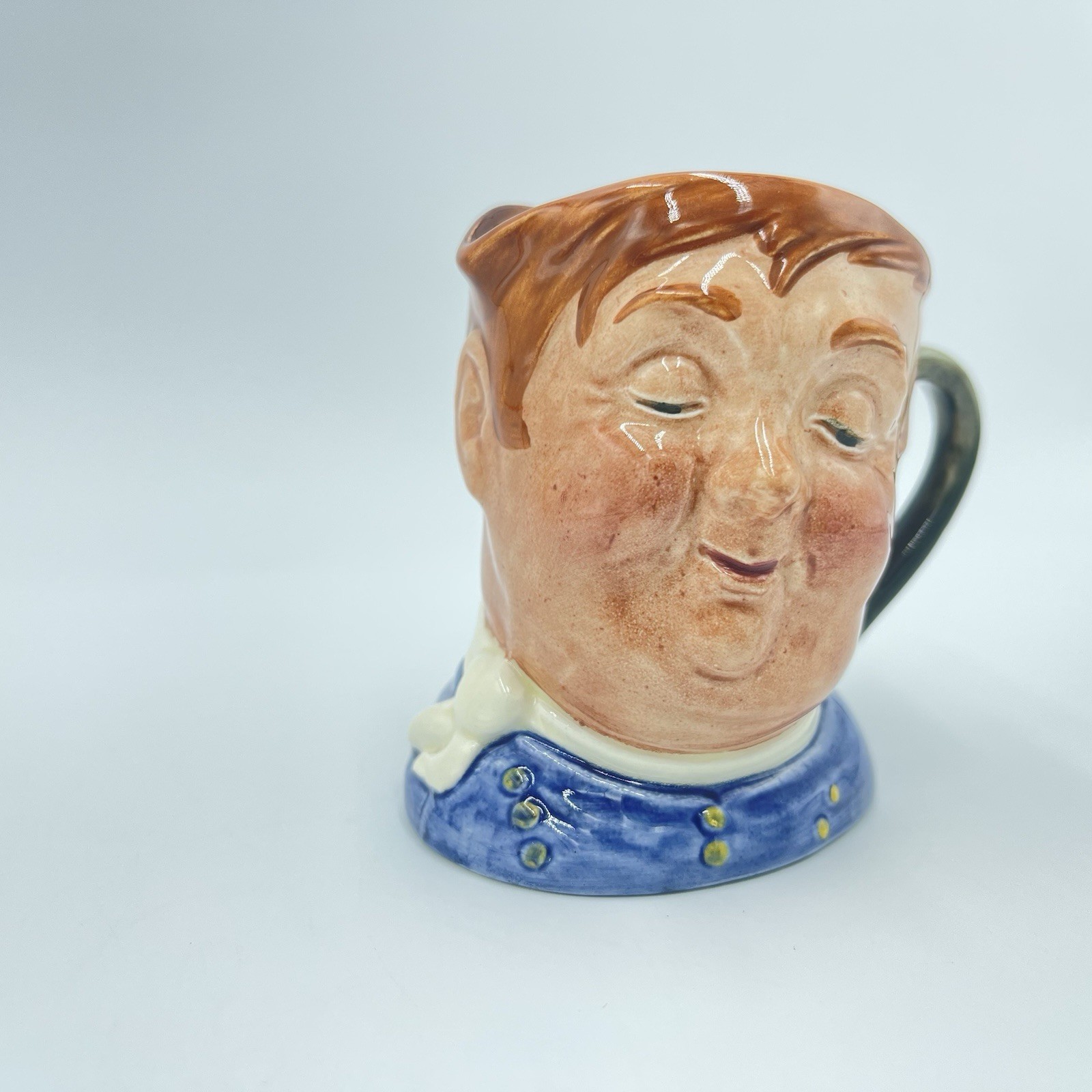 Royal Doulton “FAT BOY” Toby mini–Mug Ceramic Pitcher 3.25″