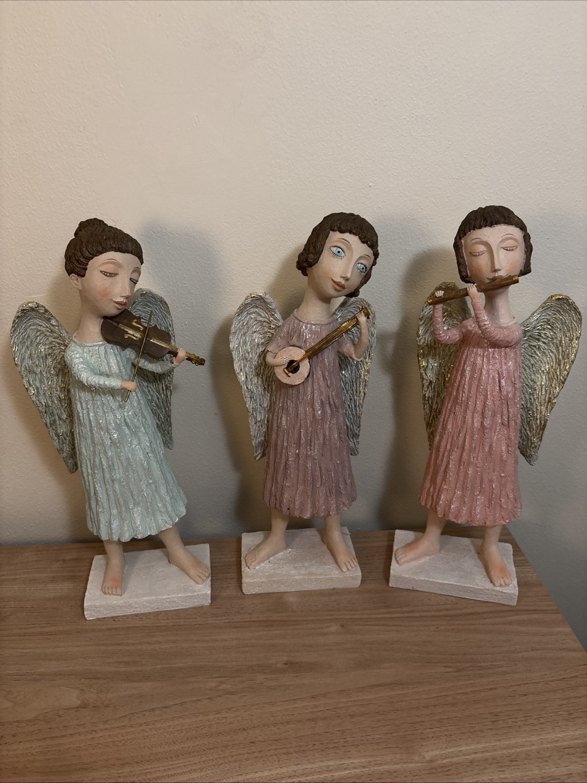 3 Angels Set 15” Indoor Decoration Playing instruments