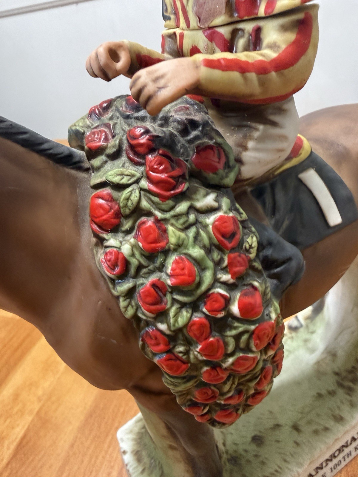 Vintage 1976 Lionstone Cannonnade Kentucky Derby Winner Porcelain Horse LE