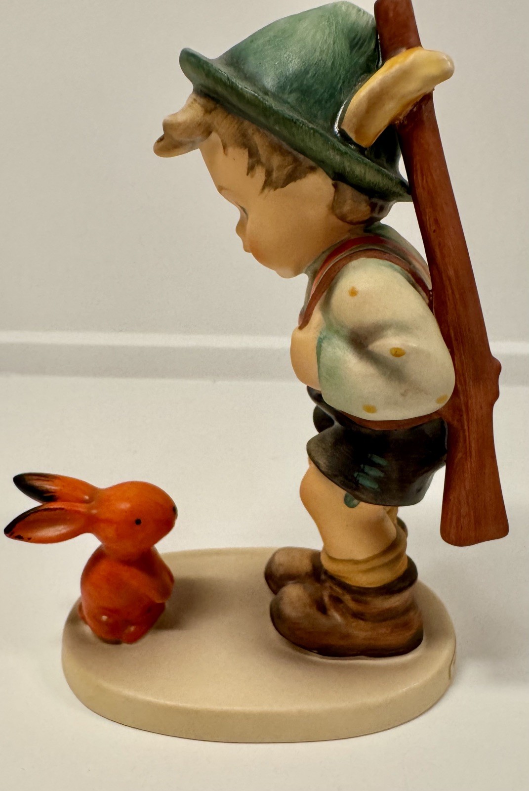 Hummel goebel figurines from germany sensitive Hunter TMK 5 , 5.5 inches tall.