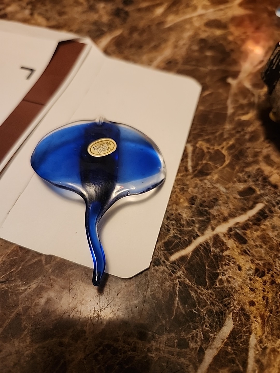 Blue Glass Small Stingray